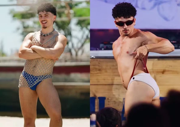 O dançarino Riquencio, de Pedro Sampaio, chamou atenção no 'BBB 26' por Reprodução/Redes Sociais 