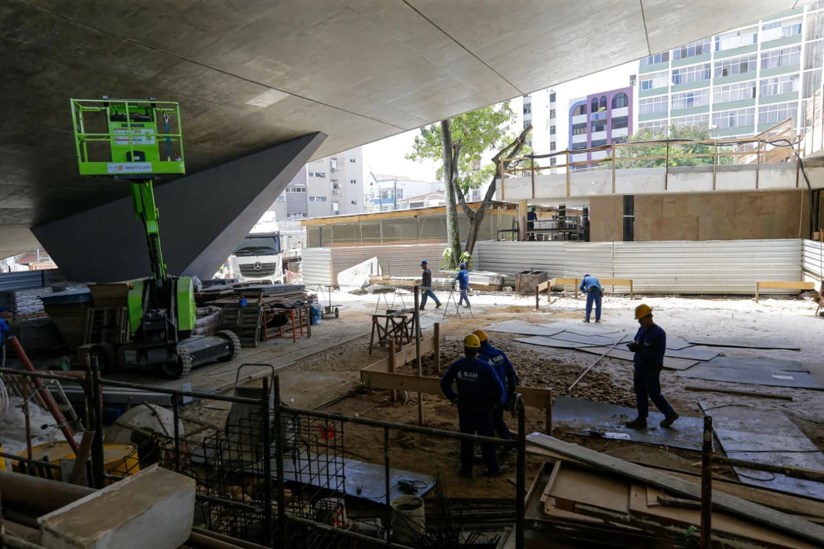 Obra no Teatro Castro Alves  (TCA) entra no terceiro ano sem data final