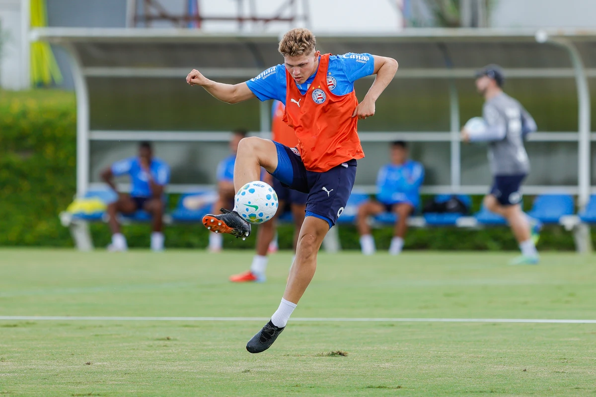 Útlimo treino do Bahia antes da estreia na Série A por Rafael Rodrigues/EC Bahia