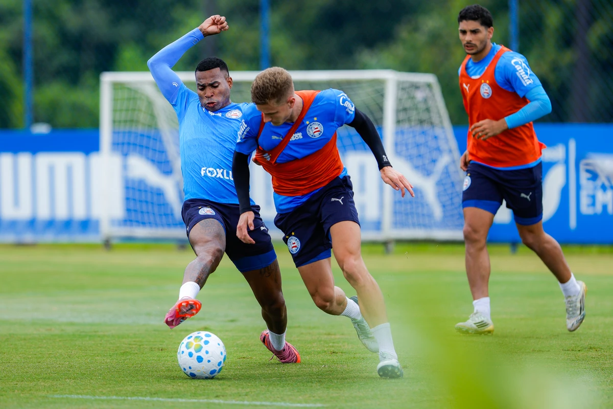 Útlimo treino do Bahia antes da estreia na Série A por Rafael Rodrigues/EC Bahia