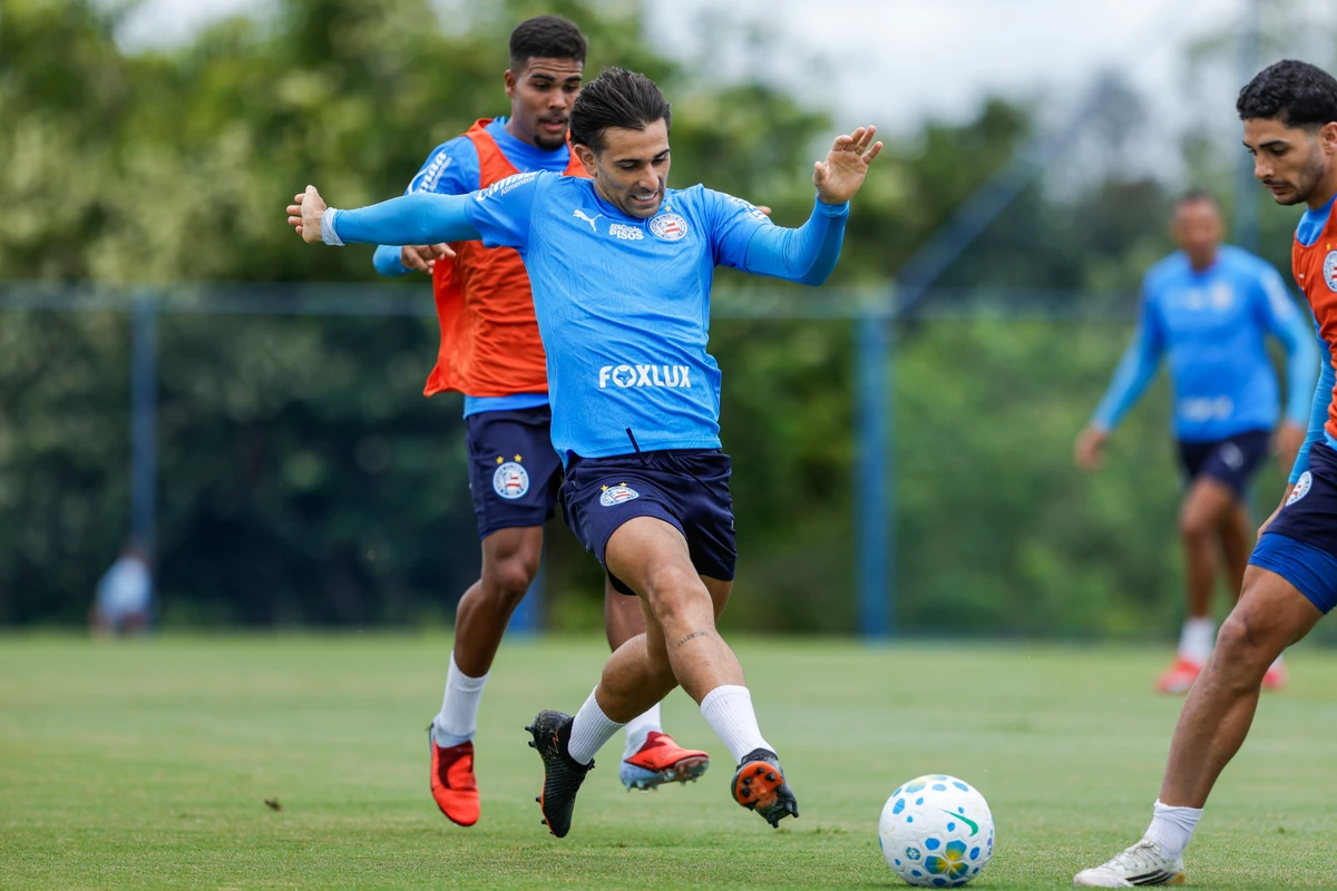 Útlimo treino do Bahia antes da estreia na Série A por Rafael Rodrigues/EC Bahia