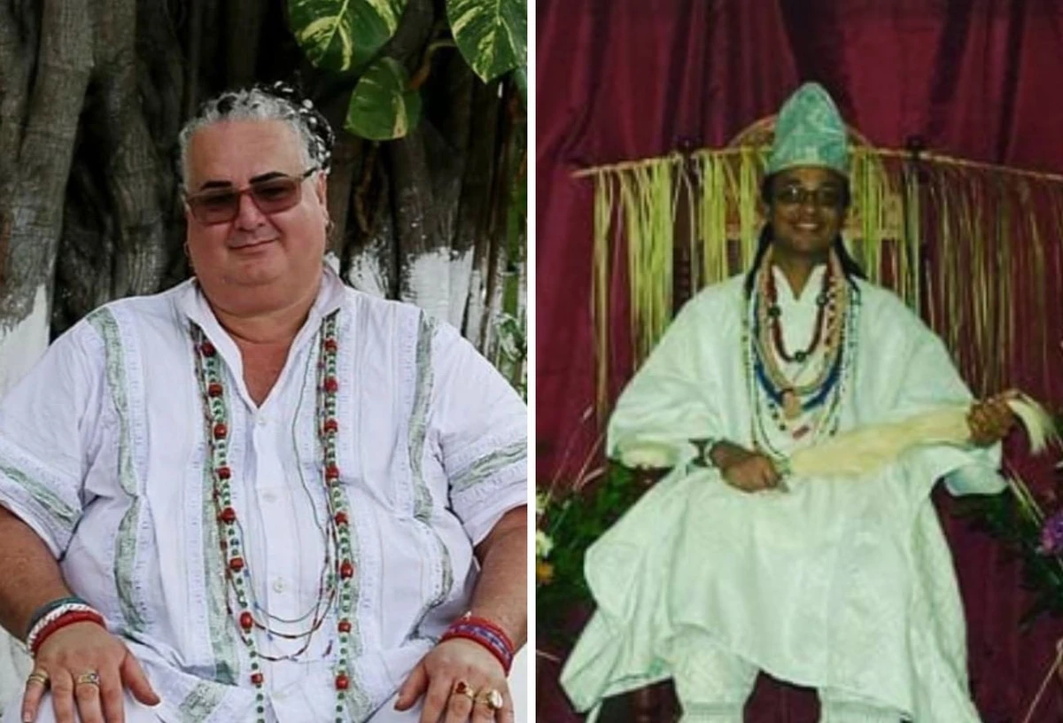 Babalorixá Luís d’Yemanja e babalorixá Denilson Dantas (Fomo de Oya)