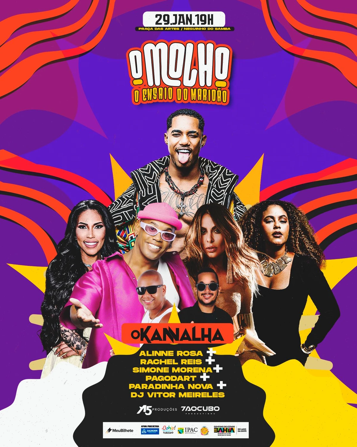 Dia 29/01, quinta-feira, a partir das 19h é dia do segundo Ensaio do Maridão!