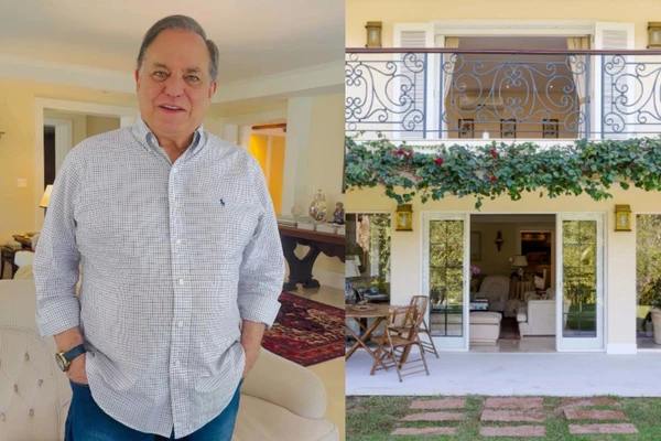 Mansão de Ronnie Von tem arquitetura clássica