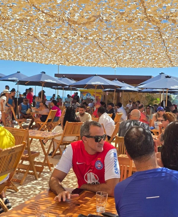 Nova orla de Pituaçu por Reprodução/Instagram/Samba Social Clube