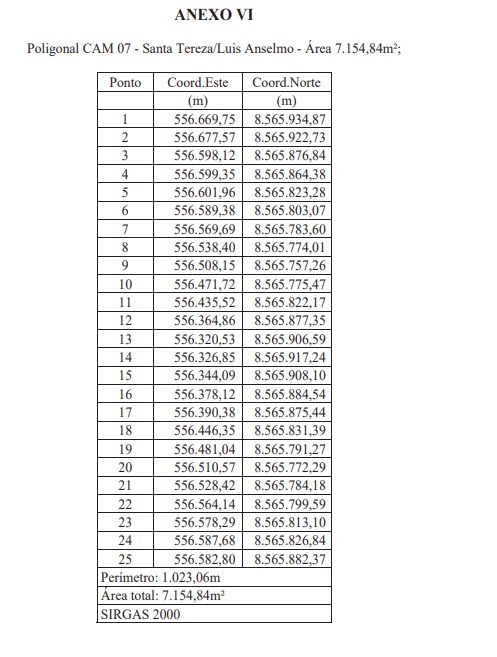Santa Tereza / Luís Anselmo por Captura de tela