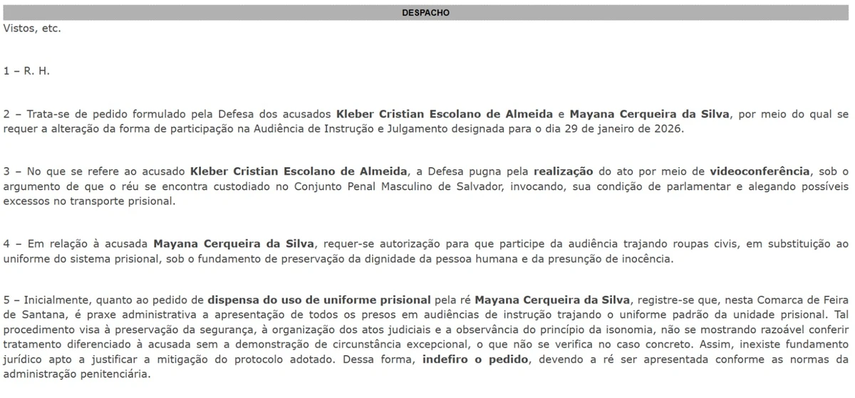 Confira decisão por Reprodução