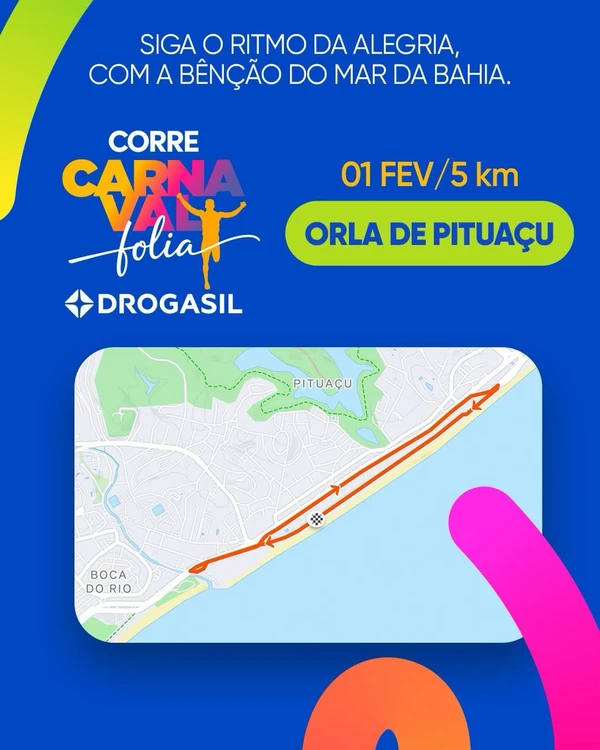 Corre Carnaval Folia Drogasil por Reprodução