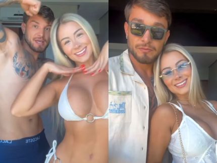 Georgia Azevedo e MC Gui por Reprodução/Instagram