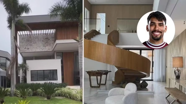 Lucas Paquetá construiu mansão para os pais por Studio Lucio Nocito/ instagram