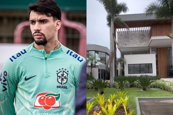 Mansão de Lucas Paquetá une luxo. clima de praia e áreas de convivência 