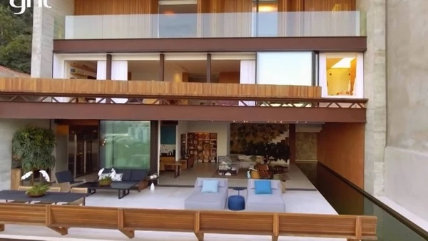 Mansão de Murilo Benício por Reprodução/GNT