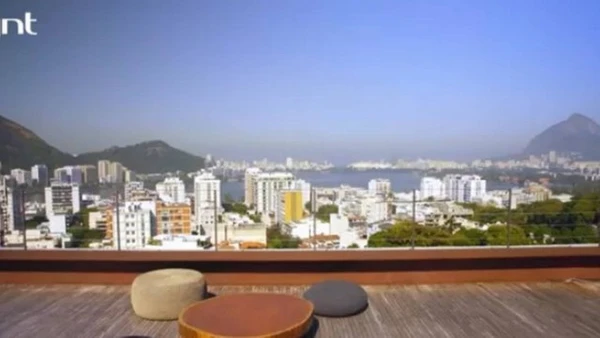 Mansão de Murilo Benício por Reprodução/GNT