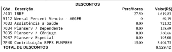 Mensalidades planserv dez/2025 (exemplo 1) por Reprodução