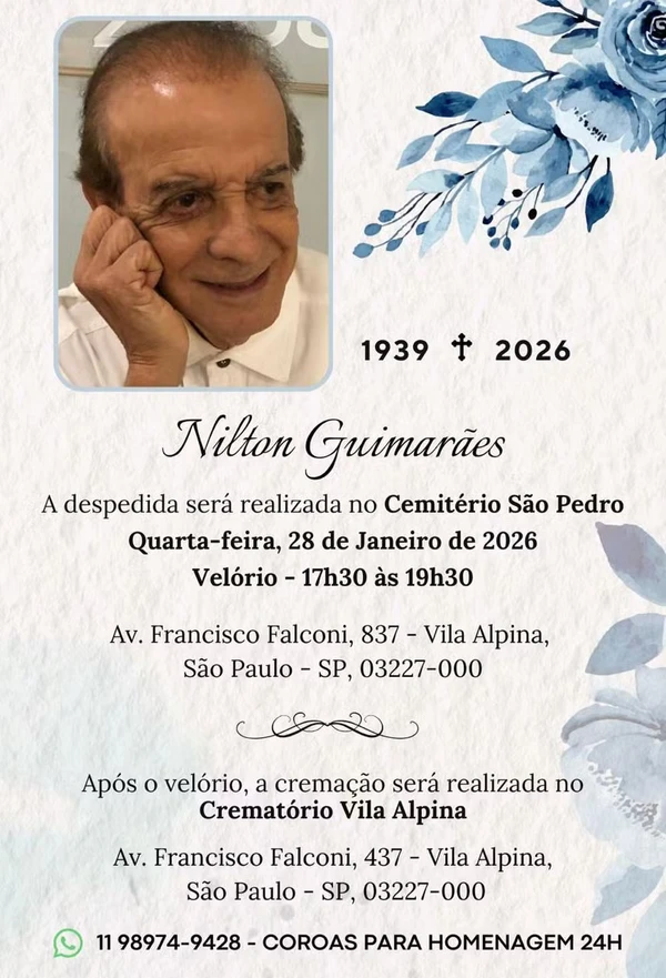 Morre Nilton Cesar por Reprodução/Redes Sociais 
