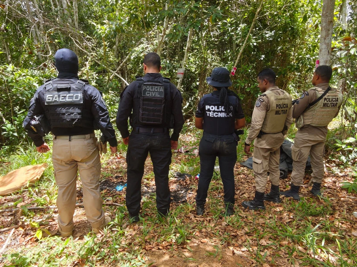 Operação localizou cemitério de facção na Bahia por Polícia Civil e MP-BA