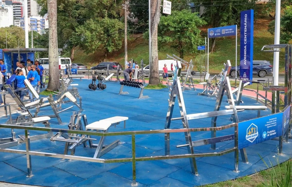 Projeto Academia Salvador facilita o acesso gratuito à prática de atividades físicas na cidade por Bruno Concha/Secom PMS