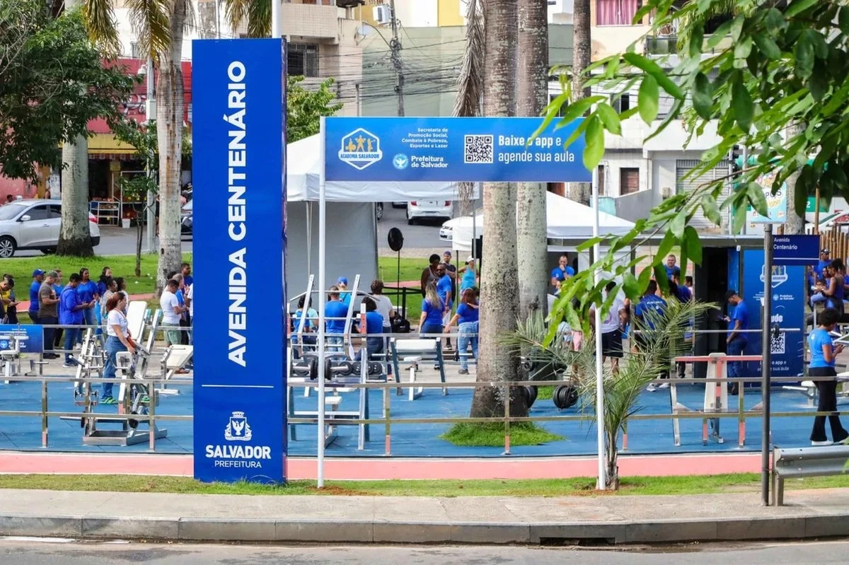 Projeto Academia Salvador facilita o acesso gratuito à prática de atividades físicas na cidade por Bruno Concha/Secom PMS