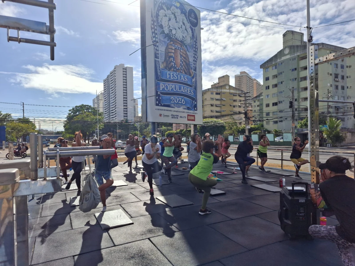 Projeto Academia Salvador facilita o acesso gratuito à prática de atividades físicas na cidade por Gabriela Araújo/CORREIO