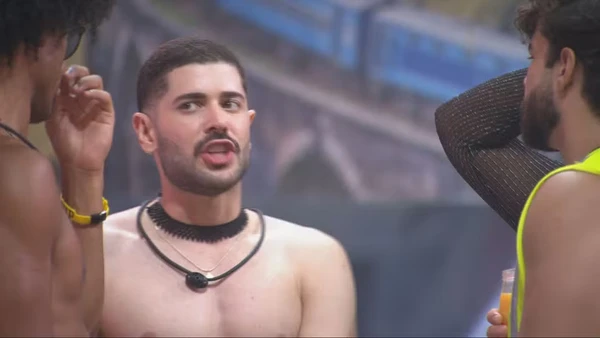 Treta generalizada em festa do líder Babu no BBB 26 por Globo/Reprodução