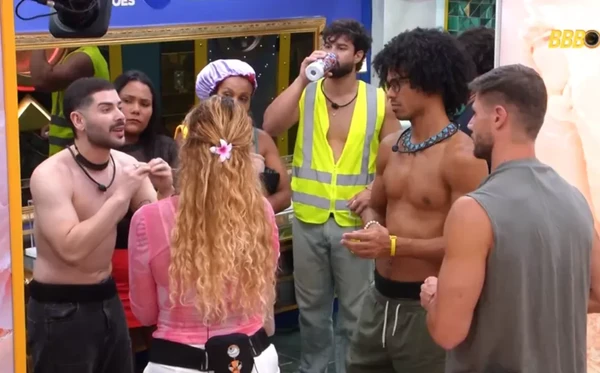 Treta generalizada em festa do líder Babu no BBB 26