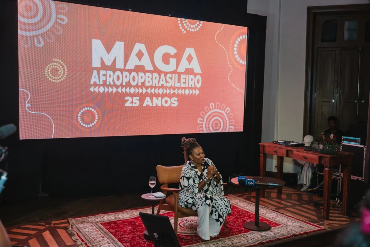 Anúncio da agenda de verão de Margareth Menezes por Victor Fernandez/Divulgação