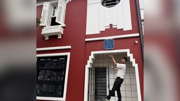 Casa de Daphne Bozaski por Reprodução