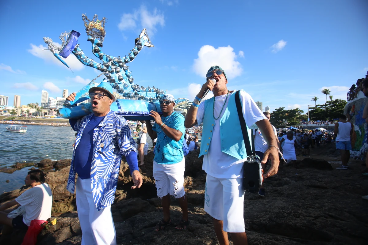 Dia de celebrar Iemanjá, 2020 por Tiago Caldas/Arquivo CORREIO