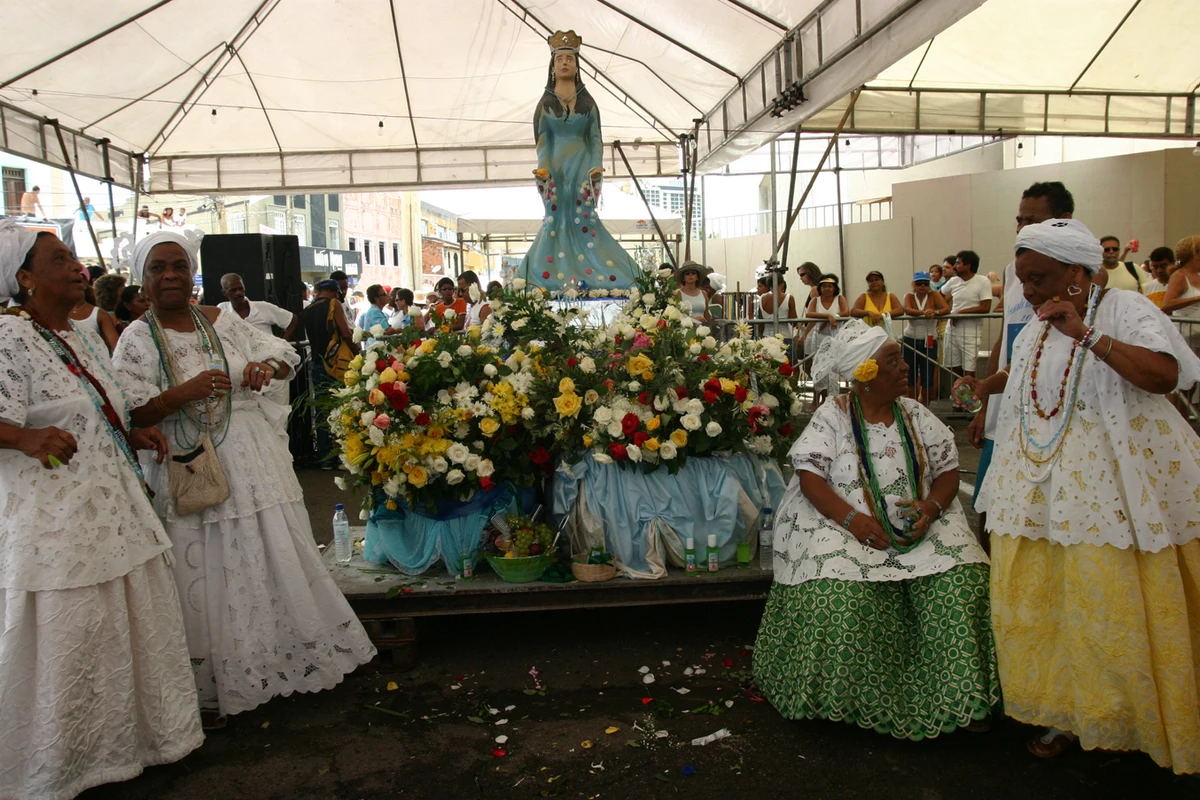 Em 2006, a imagem de Iemanjá por Antonio Saturnino/Arquivo CORREIO