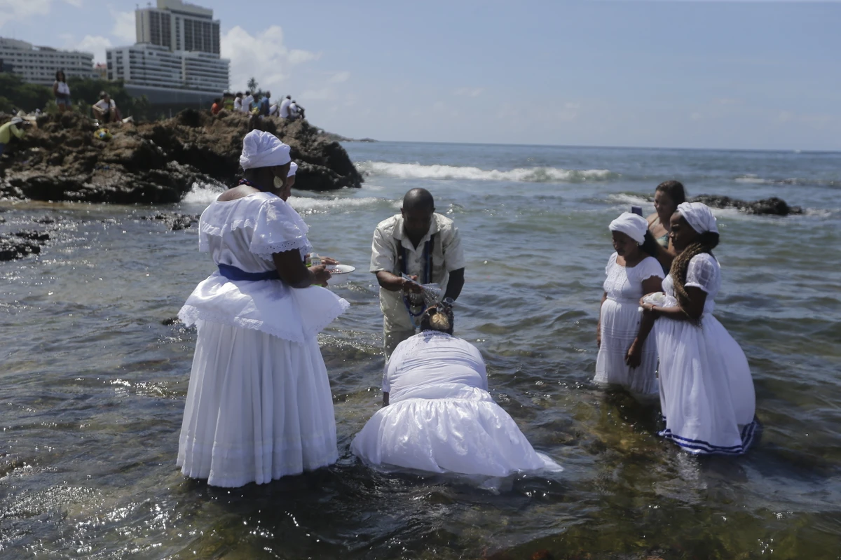 Em 2024, Festa de Iemanjá por Arisson Marinho/Arquivo CORREIO