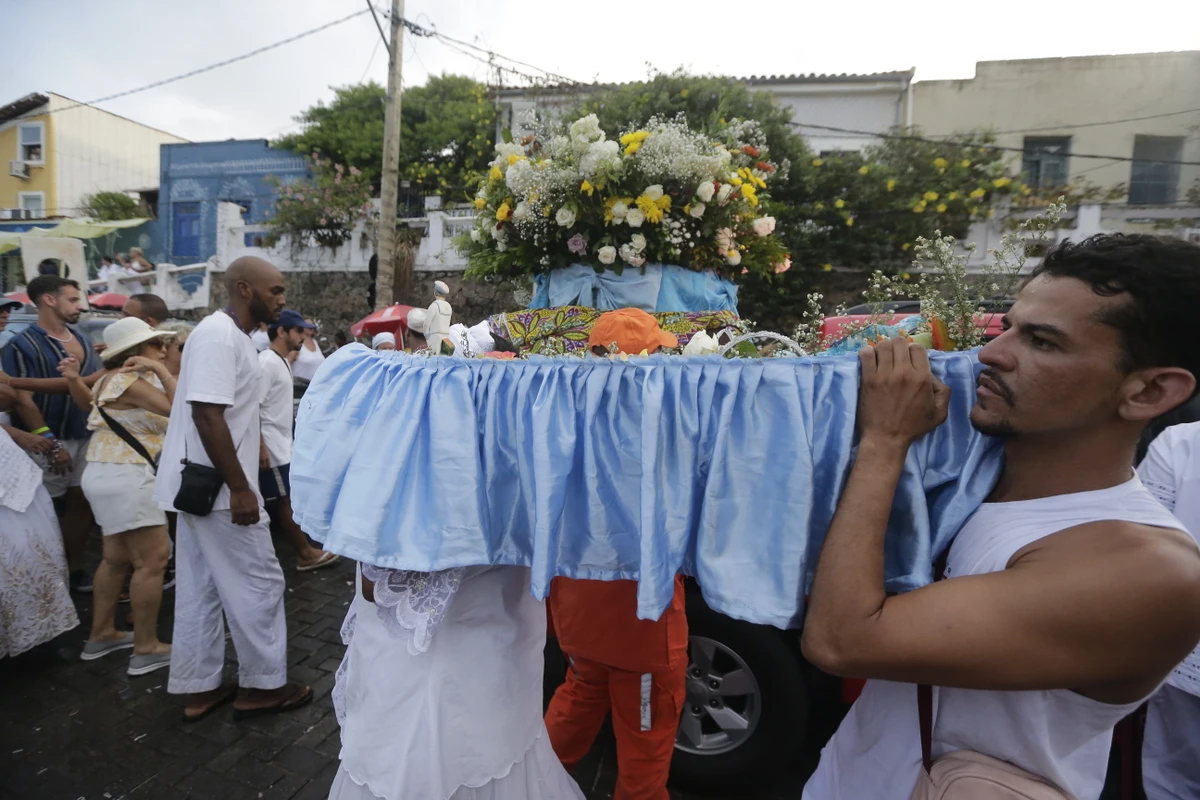 Em 2024, Festa de Iemanjá por Arisson Marinho/Arquivo CORREIO