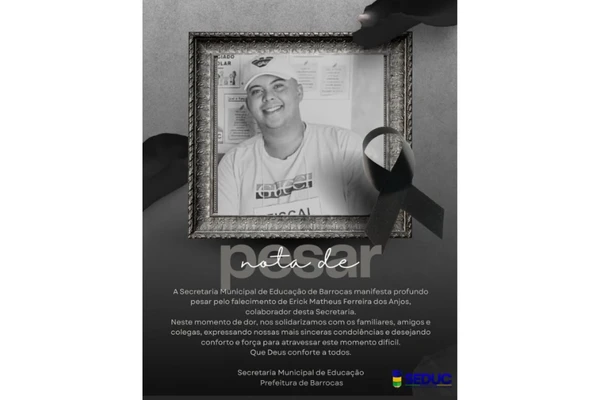 Eric Matheus Ferreira dos Anjos, 26 anos, foi executado a tiros por Reprodução