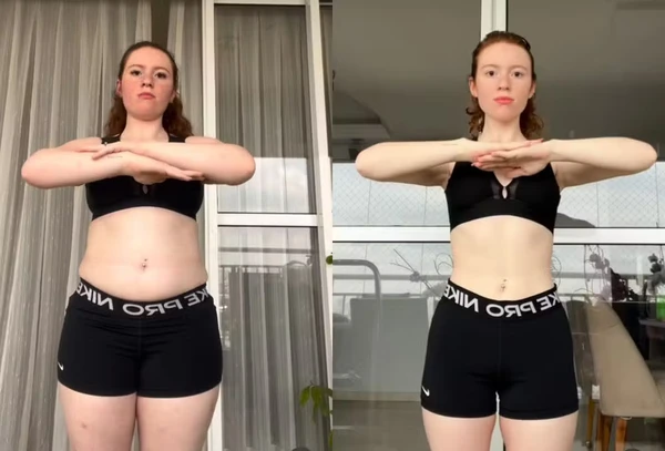 Ex-Carrossel, Victória Diniz impressiona com 'antes e depois' após perder 15kg por Reprodução/Redes Sociais 