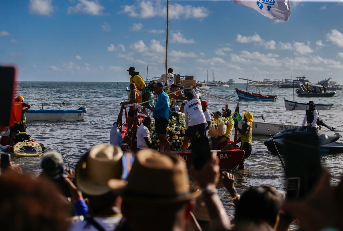 Festa de Iemanjá, 2025 por Arisson Marinho/Arquivo CORREIO