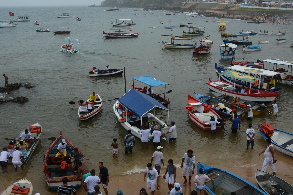 Festa de Iemanjá em 2016 por Mauro Akin Nassor/Arquivo CORREIO
