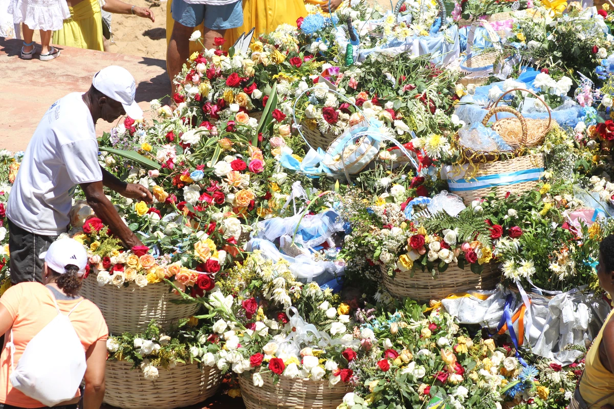 Flores para Iemanjá, 2011 por Evandro Veiga/Arquivo CORREIO