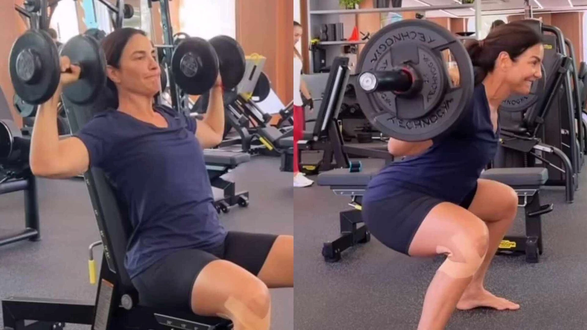 Ivete Sangalo treina pesado por Reprodução