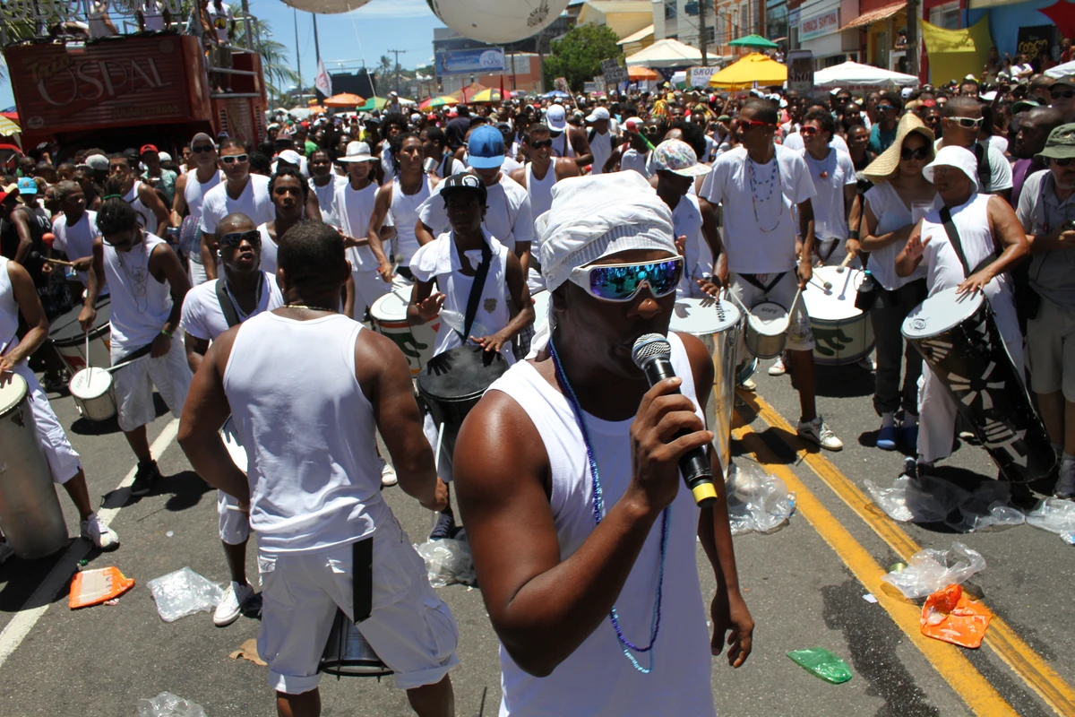 Márcio Victor, do Psirico, no Dois de Fevereiro por Evandro Veiga/Arquivo CORREIO