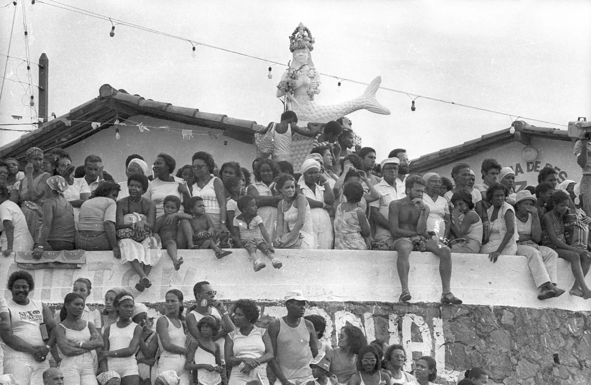 Rio Vermelho no 2 de fevereiro de 1982 por Carlos Catela - Arquivo Correio