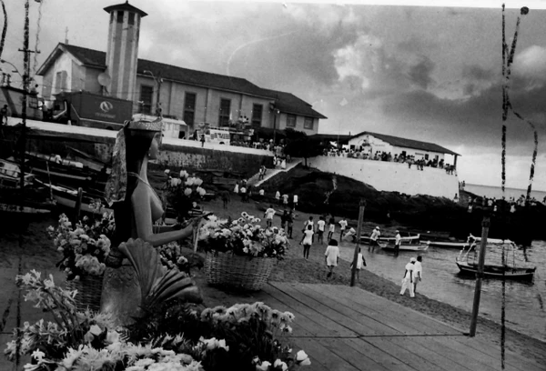 Rio Vermelho no 2 de fevereiro de 1996 por Paulo Macedo/Arquivo CORREIO