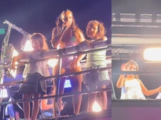 Imagem - VÍDEO: Filhas de Ivete Sangalo sobem no trio em Juazeiro e roubam a cena durante show