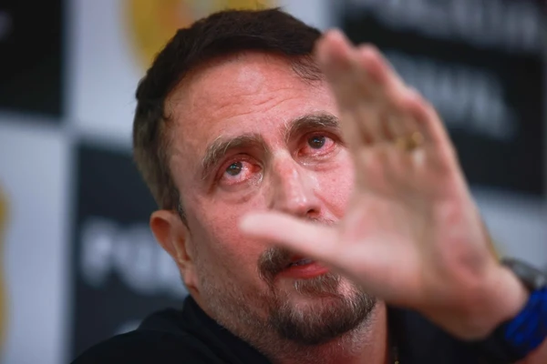 Delegado foi às lágrimas em coletiva por Luis Nova/Especial Metrópoles @LuisGustavoNova