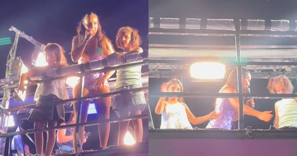 Ivete canta ao lado das filhas