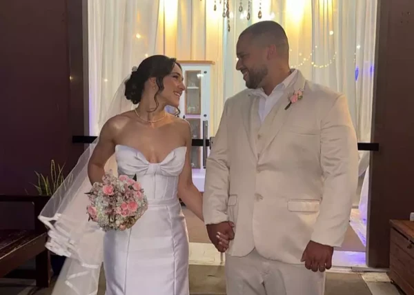 Julio e Dani se casaram