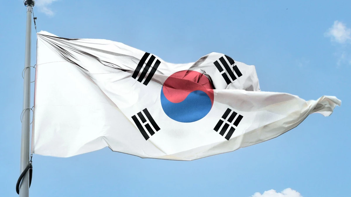 Bandeira da Coreia por Divulgação