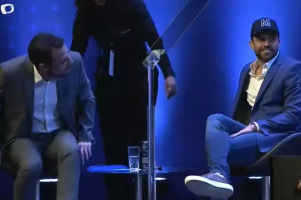 Boulos e Marçal durante debate por Reprodução