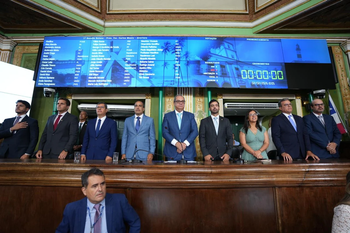 Reabertura dos trabalhos legislativos da Câmara de Salvador por  Betto Jr./ Secom PMS