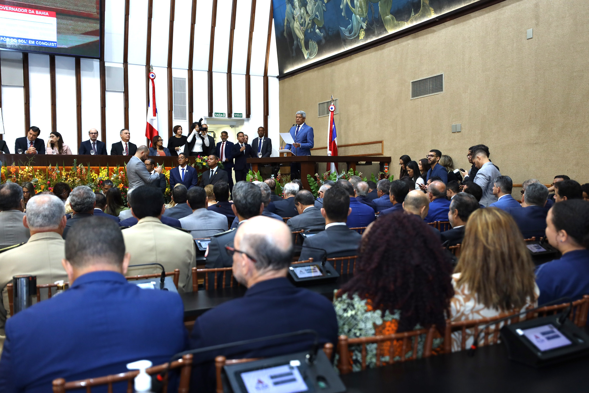 Mensagem do Executivo foi lida no mesmo dia em que o policial militar Glauber Rosa Santos foi morto após ser baleado  na cabeça por Thuane Maria/GOVBA