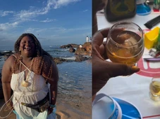 Imagem - Influenciadora baiana denuncia racismo e ameaça em restaurante durante festa de Iemanjá: ‘Jogou catarro no meu copo’