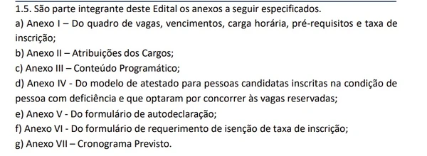 Abertas inscrições para concurso do Procon com salários de até R$ 6,2 mil e vagas a partir do nível médio por Captura de tela
